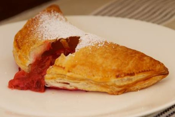 Lynne Mullins.  26th June - Strawberry and Rhubarb pasties. Photo: Edwina Pickles.  22nd May 2012.
