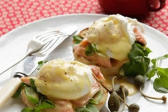 Smoked trout, poached egg and hollandaise