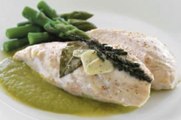 Chicken and asparagus