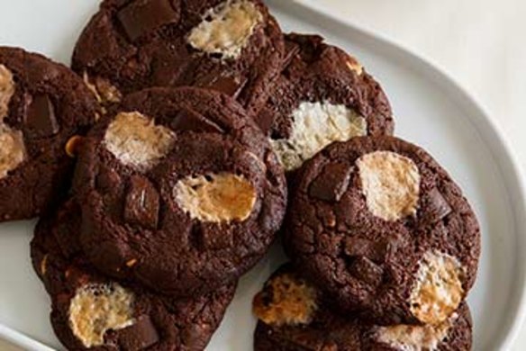 Choc-chunk cookies.