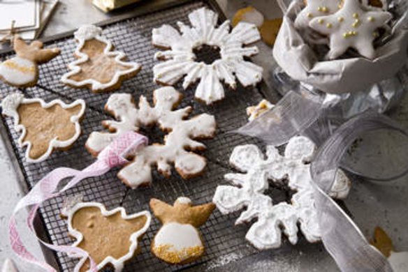 Christmas gingerbread cookies.