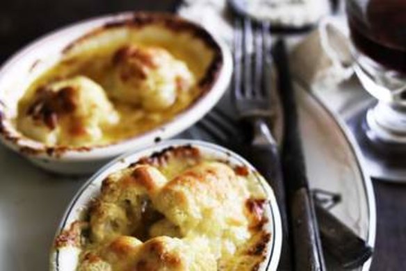 Neil Perry's cauliflower gratin.