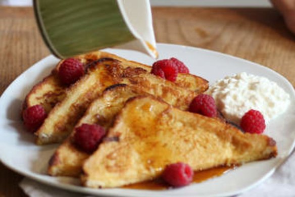Arabella Forge's healthy French toast.