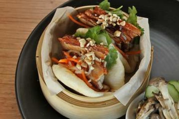 Go-to dish: Pork belly in home-made steamed buns.