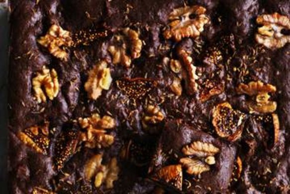 Shiraz fig brownies