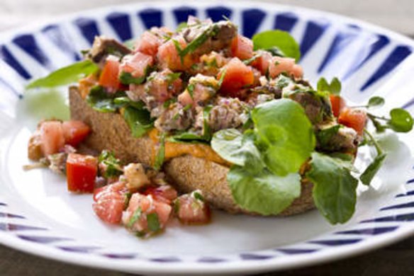 Sardines on toast.