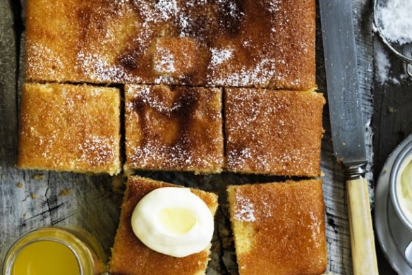 Neil Perry's orange semolina cake takes inspiration from the Middle East.