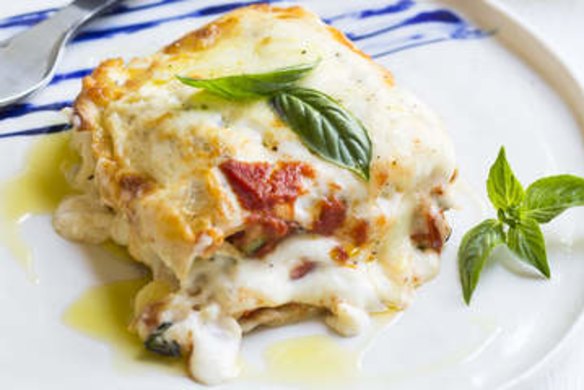 Summer vegetable lasagne