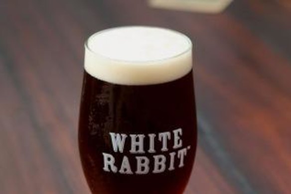 The Red Ale at White Rabbit Barrel Hall is a tart, blushing cherry number.