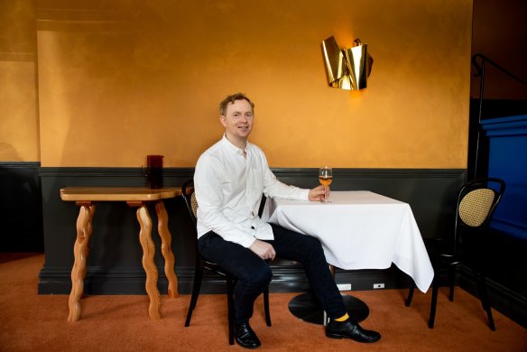 Owner-chef Phil Wood at Ursula's in Paddington.