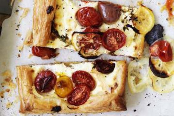 Tomato and lemon tart