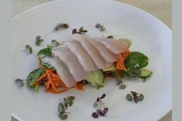 Kingfish sashimi salad