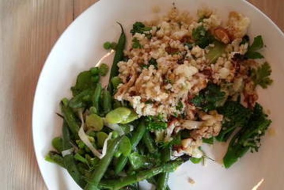 Seasonal salads at Feast of Merit.