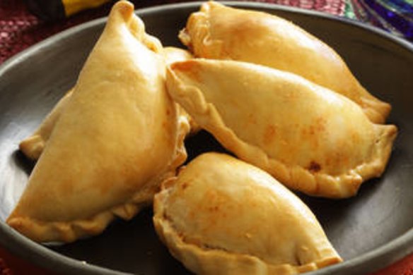 Spicy beef empanadas.