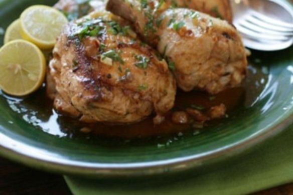 Chicken with preserved lemon
