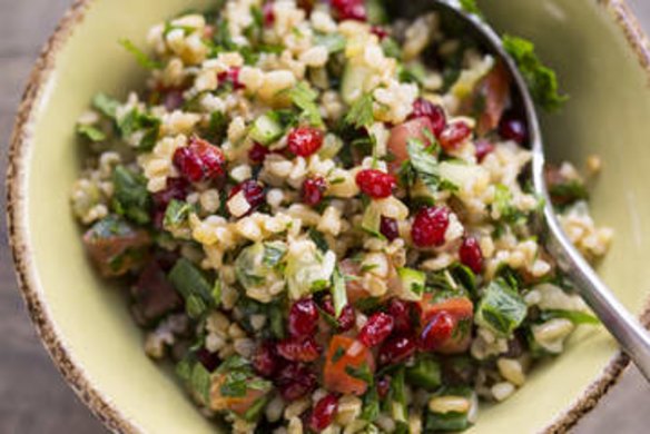 Freekeh tabbouleh.