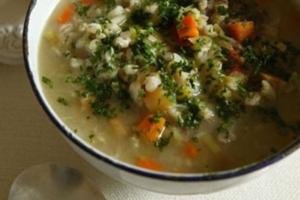 Lamb and barley broth