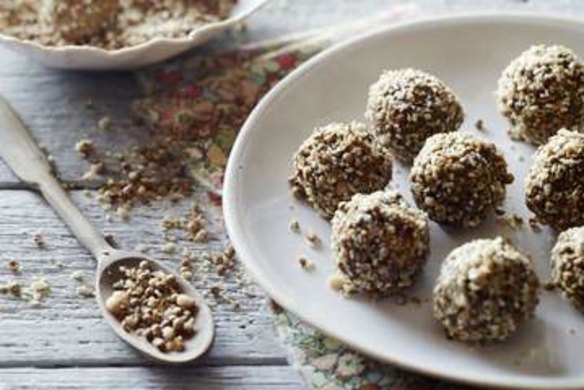 carrot cake bliss balls from pete evans