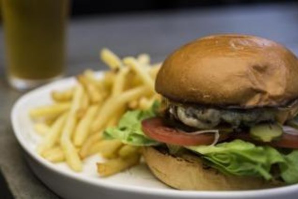 On the weekend menu at Deus Bar & Kitchen: a "monster" cheeseburger.