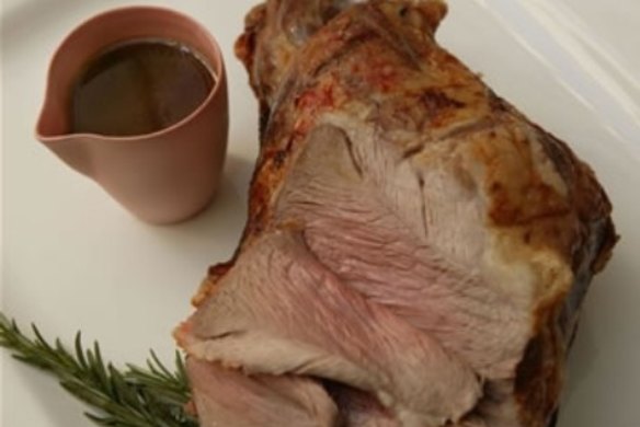 Roast leg of lamb