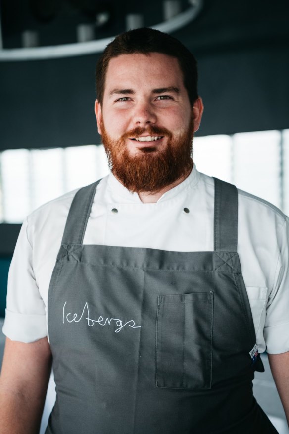 Alex Prichard, head chef at Icebergs Dining Room and Bar.