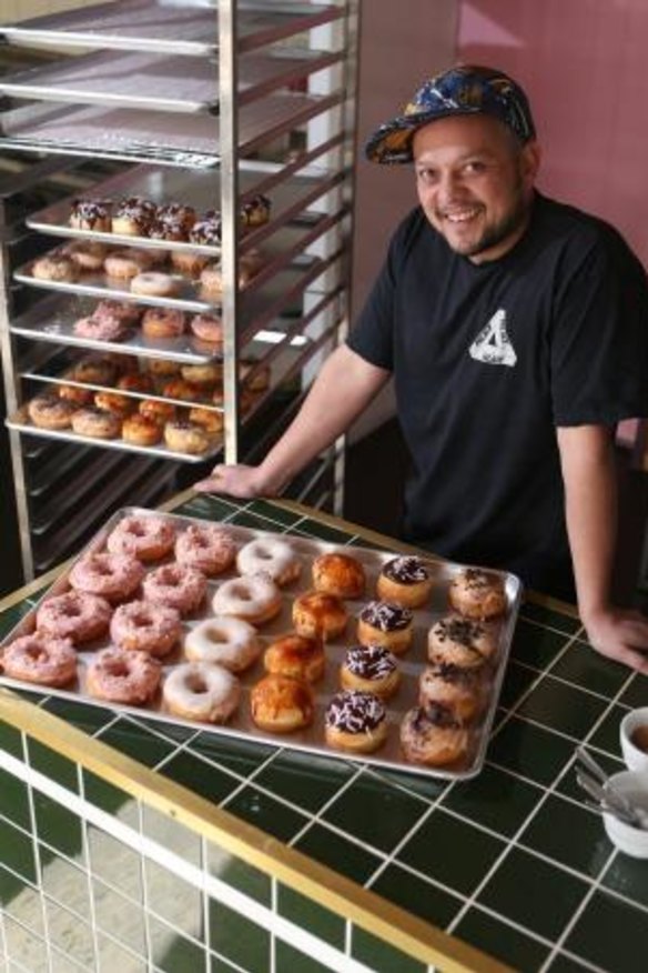 Raph Rashid of All Day Donuts and Juanita Peaches.