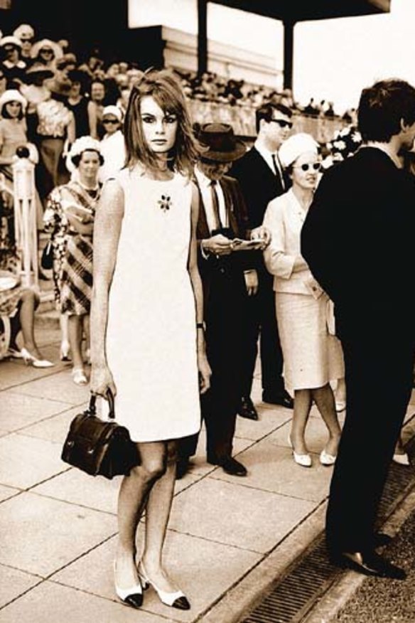 knee length dresses for ladies 1960s Jean Patou Couture Signed Scarf Print Silk Twill Mini Dress –  Shrimpton Couture main image 0