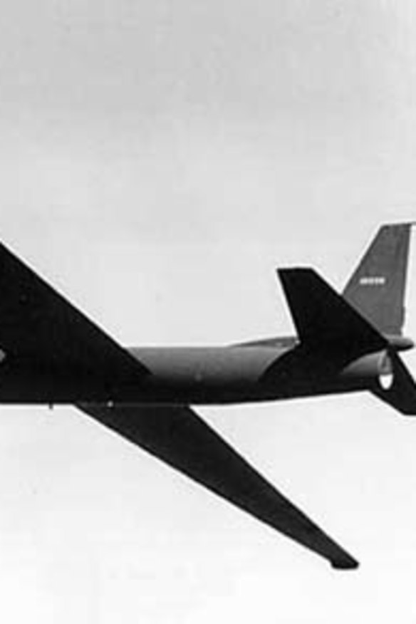 The prototype U-2 spy plane is tested at what became known at Area 51 in Nevada.