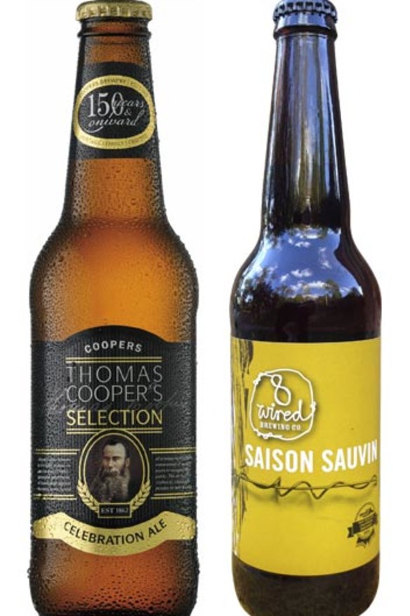 Coopers Thomas Cooper’s Selection Celebration Ale and 8 Wired Brew Co Saison Sauvin.