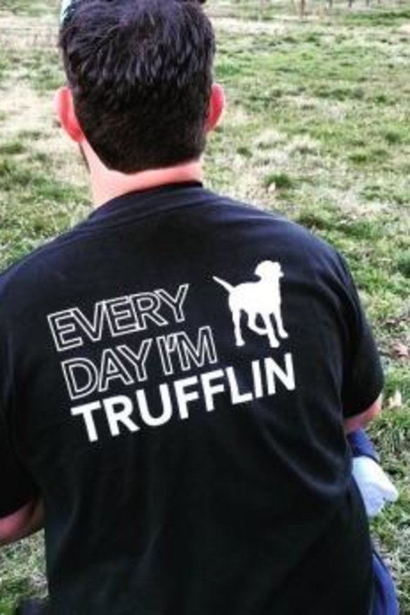 "Every Day I'm Trufflin" T-shirt, by Jayson Mesman.