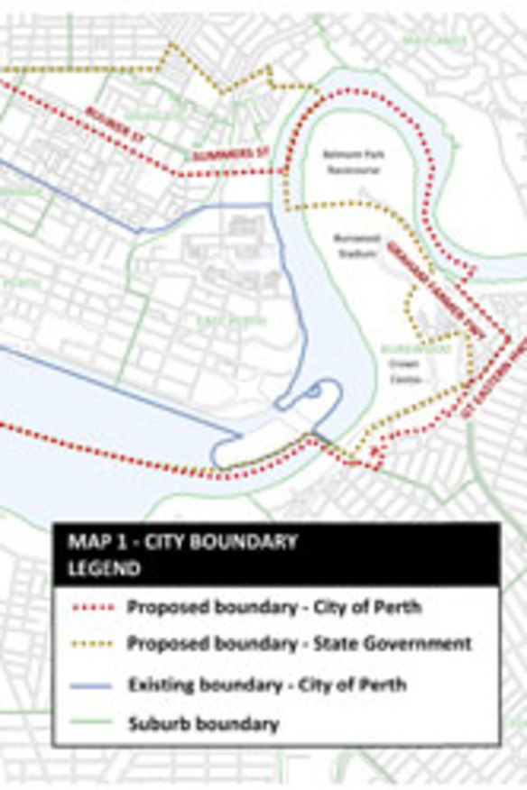 City of Perth to change boundary plans