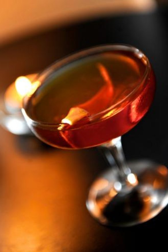 May put hairs on your chest: Hanky Panky cocktail featuring Fernet-Branca.