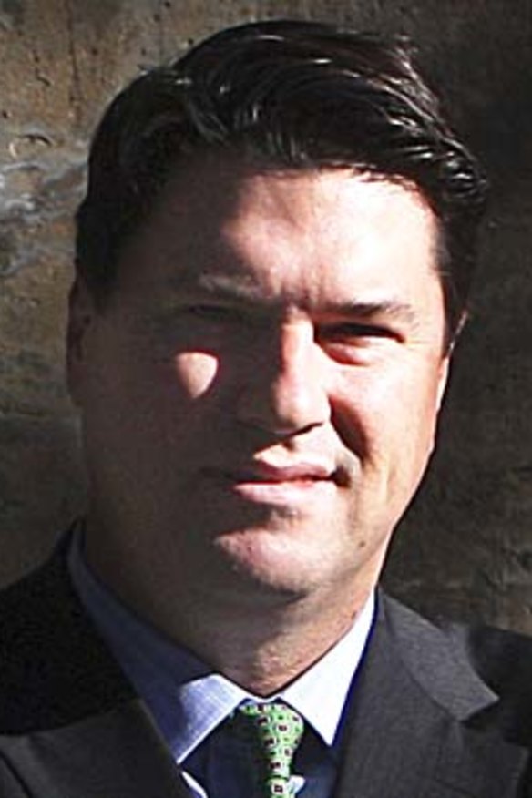 Trading places ... Hamish McLennan.