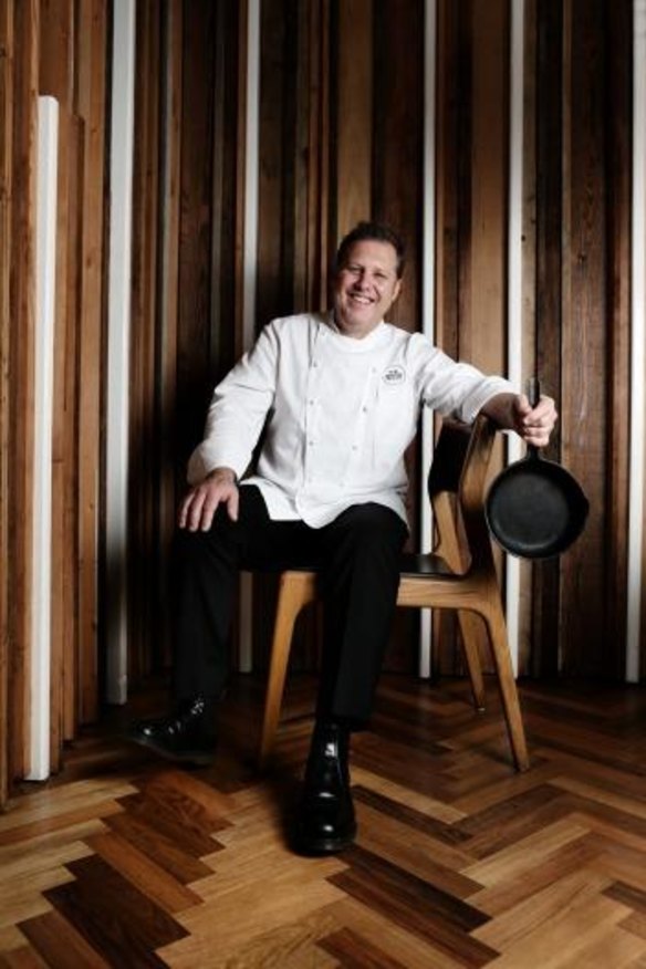 Chef Ross Lusted in his award-winning restaurant The Bridge Room.