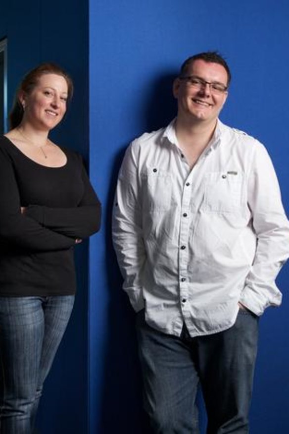 Nova FM music directors Estelle Peterson and Mike Cass.