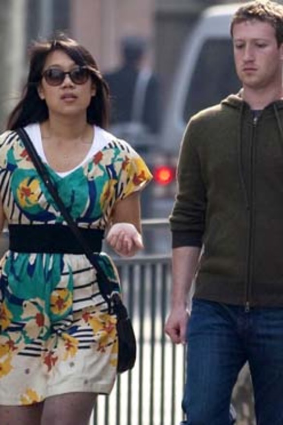 Mark Zuckerberg and his wife Priscilla Chan.