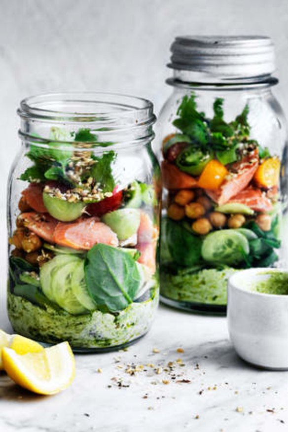 Moveable feast: Salad in a jar.