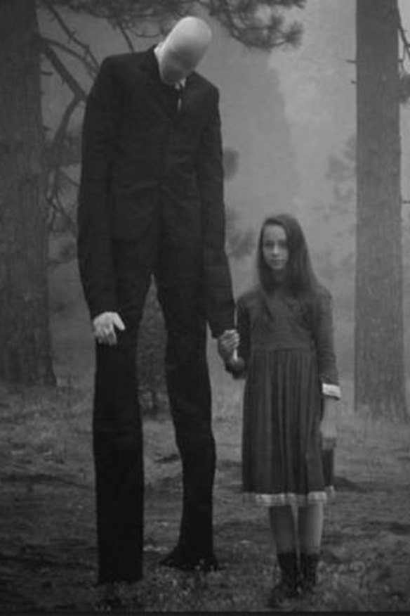 An image of Slenderman.