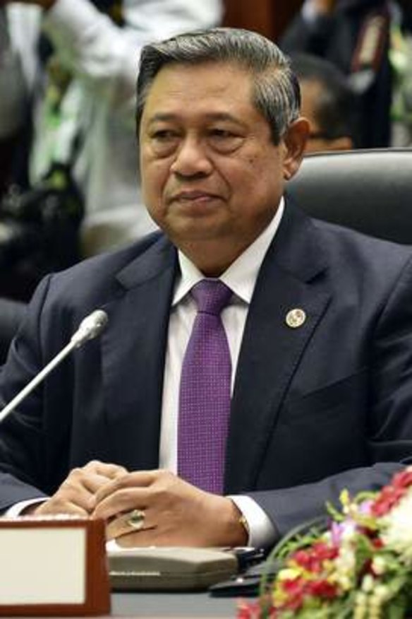Outrage: Indonesia's President Susilo Bambang Yudhoyono took to twitter to express his point of view.