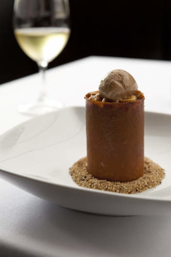 Sweet: Christine Manfield's gaytime goes nuts dessert.