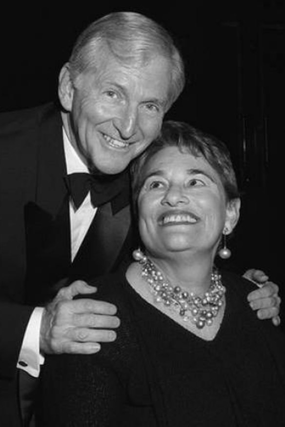 Another life: With his first wife, Benita, in 1995.