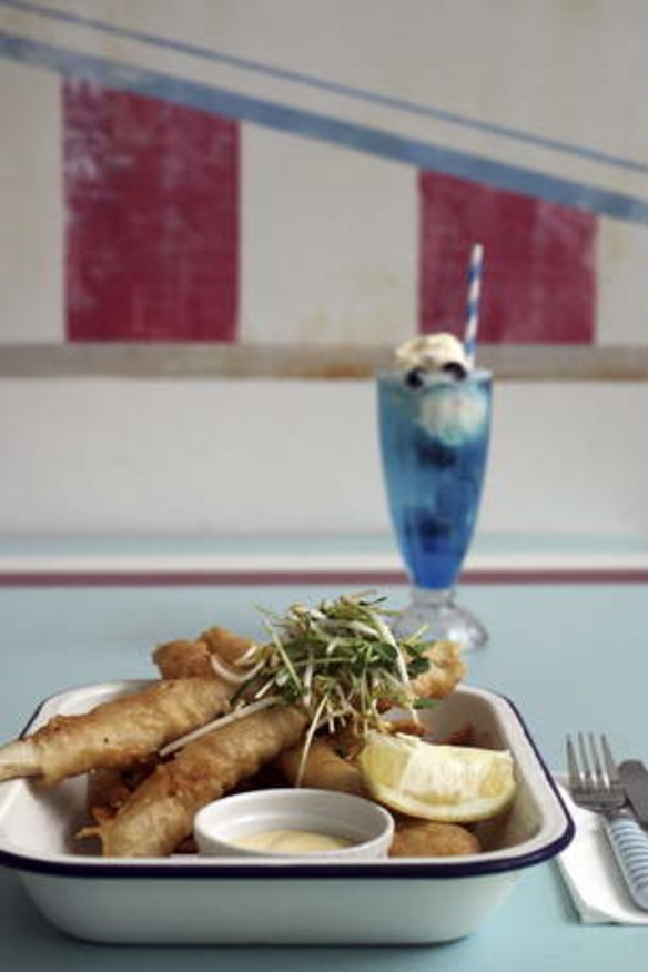 Fish and chips at Old Joe's.