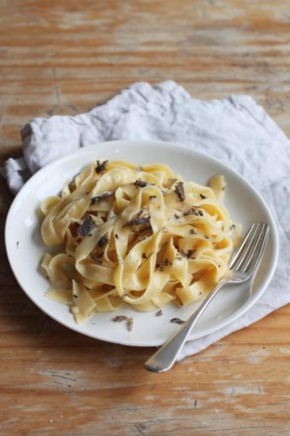 Dressed for success: Truffle pasta is a dish to savour.