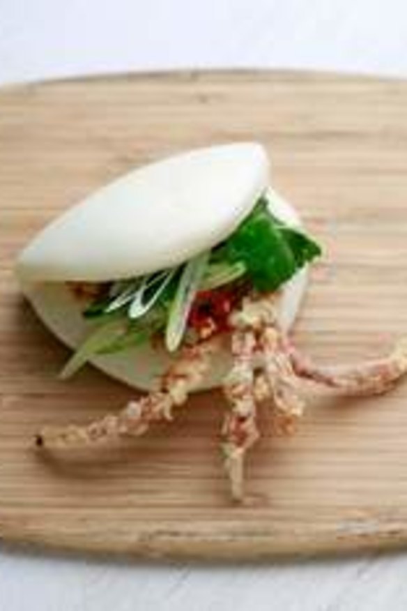 Orient East's soft shell crab bun.