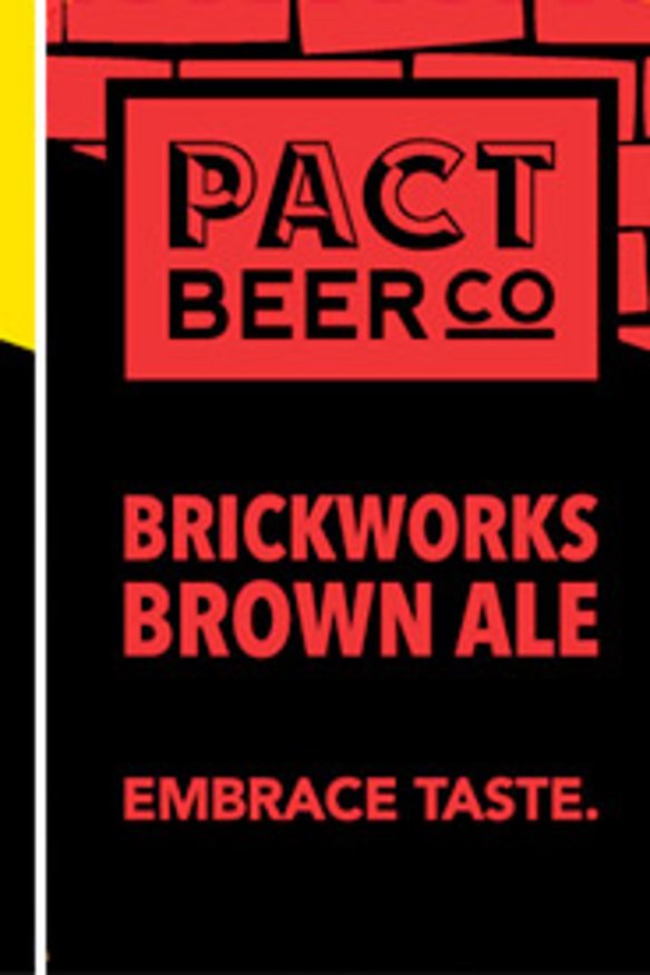 Pact Beer Co's labels for its Mt Tennent Pale Ale and Brickworks Brown Ale.
