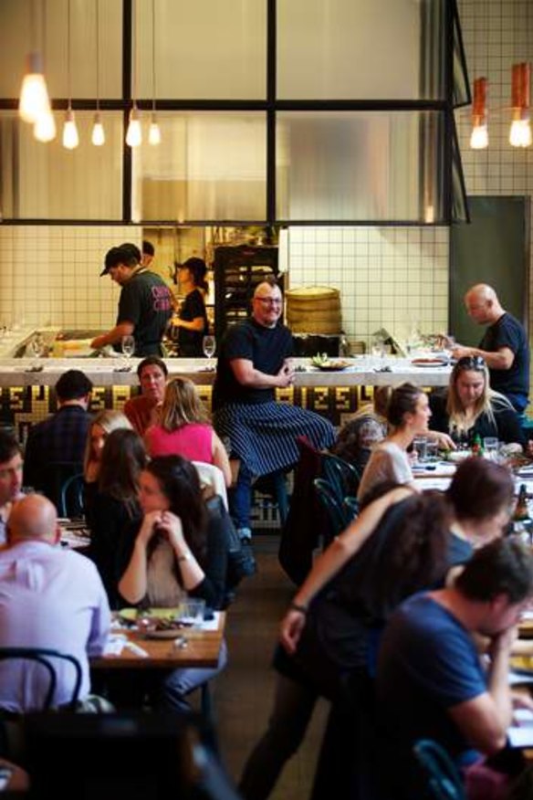 The dining room in full flight.