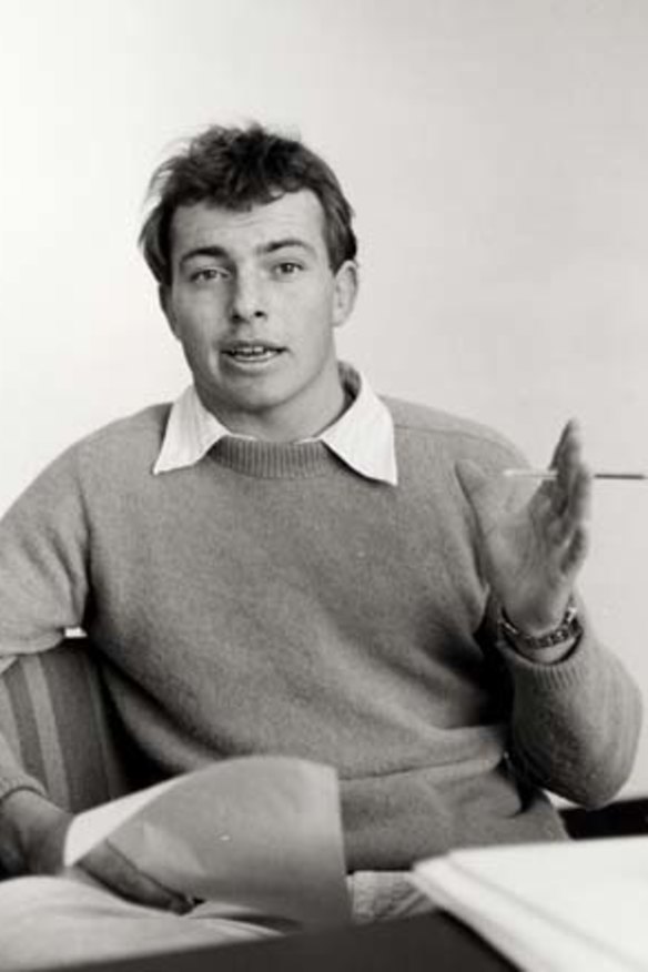 On campus ...  Tony Abbott fought for the seat of president during his student days.