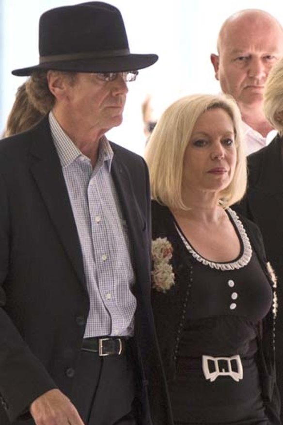 Supporting her father: Bindi Nicholls the daughter of Rolf Harris leaves Southwark Crown Court.