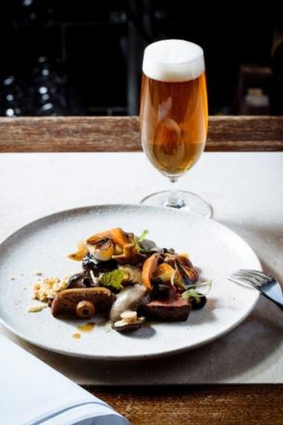 Saint Crispin's beer-matched tasting menu includes rump and cheek with parmesan gnocchi.