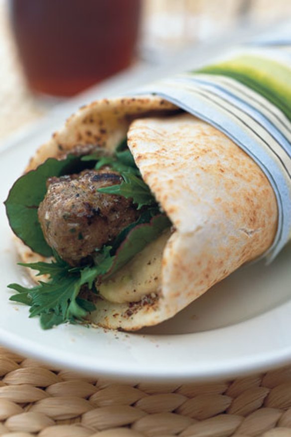 Simple lamb wraps.